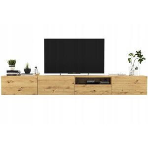 Meble Lindner SADA 2 TV stolíkov Enjoy Dub Artisan 240 cm so zásuvkou vyobraziť