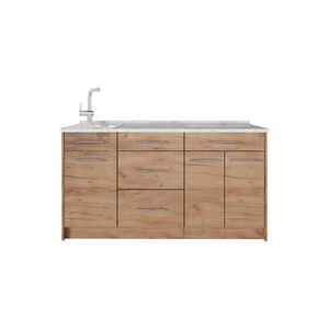 Vicco KUCHYNSKÝ BLOK Fame-Line, Dub Goldkraft, 150 cm, AP Marble vyobraziť