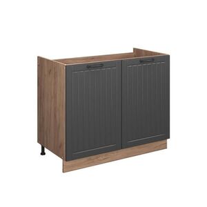 Vicco SPODNÁ SKRINKA POD DREZ Fame-Line, Tmavo-sivá/Dub Goldkraft, 100 cm bez pracovnej dosky vyobraziť