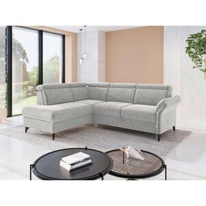 Sit & More ROHOVÁ SEDAČKA, textil, svetlosivá vyobraziť