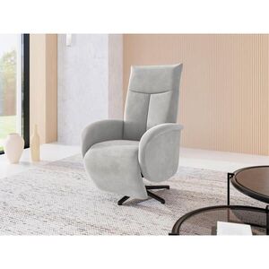 Sit & More RELAXAČNÉ KRESLO, textil, strieborná vyobraziť