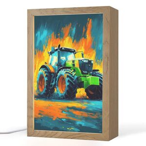 OnlyWow NOČNÁ LAMPA Abstrakt - Traktor - zelený 20x30 cm vyobraziť