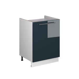 Vicco SPODNÁ SKRINKA POD DREZ Fame-Line, Tmavo modrá vysoký lesk/biely, 60 cm vyobraziť