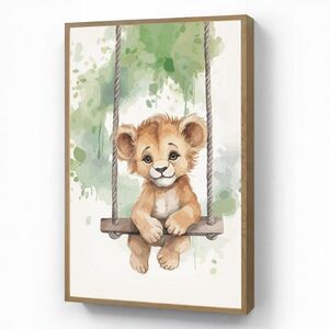 OnlyWow NOČNÁ LAMPA Lev - Zviera - Deti - Džungľa 70x100 cm vyobraziť