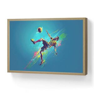 OnlyWow NOČNÁ LAMPA Futbalista - Farba strieka - Farebné - Lopta 60x40 cm vyobraziť