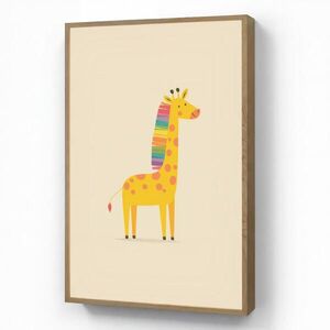 OnlyWow NOČNÁ LAMPA Žirafa - Dúhová hriva - béžová 70x100 cm vyobraziť