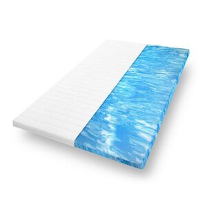Schlaftroll TOPPER NA MATRAC 140x200 cm – gélová pamäťová pena – výška 5 cm – priedušný vrchný matrac – snímateľný prateľný poťah vyobraziť