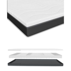 Schlaftroll MATRAC 140x190 cm – 7-zónový matrac zo studenej peny H3 – výška 13 cm – ergonomická opora – snímateľný prateľný poťah vyobraziť