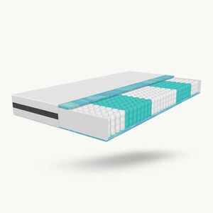 Schlaftroll MATRAC 120x200 cm – taštičkové pružiny H3 – 7-zónový ortopedický matrac – výška 24 cm – snímateľný prateľný poťah vyobraziť