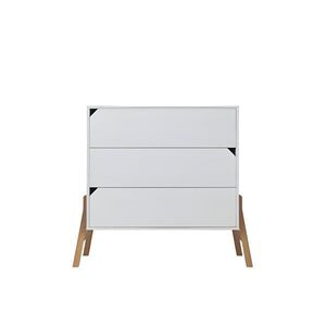 RAUMHIRSCH FURNITURE DETSKÁ KOMODA Lotta – rustikálna elegancia a funkčnosť, biela vyobraziť