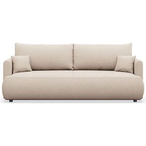 Selsey 3-MIESTNA POHOVKA Ovo Mini Krémová Ženilka Easy-Clean, krémová vyobraziť