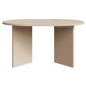 Selsey JEDÁLENSKÝ stôl Selsey Ovo okrúhly, cappuccino, rozkladací, 110–190 × 110 cm vyobraziť