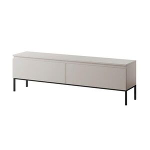 Selsey TV stolík Bemmi Greige na kovovom ráme 150/44/32 cm vyobraziť