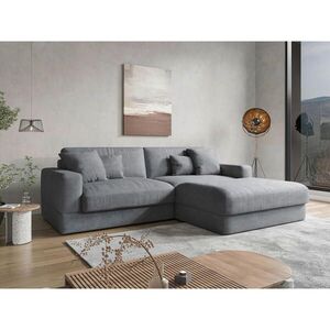 Sit & More ROHOVÁ SEDAČKA, textil, sivá vyobraziť