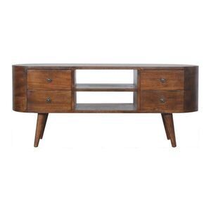 Artisan Furniture TV prvok s kostanovou povrchovou úpravou vyobraziť