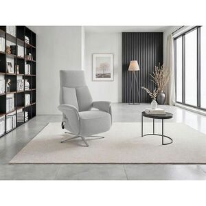 Sit & More RELAXAČNÉ KRESLO, textil, strieborná vyobraziť