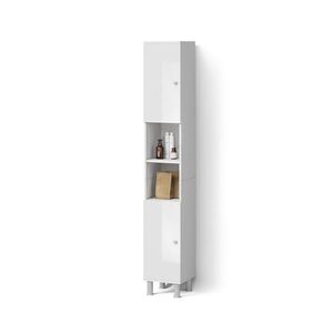 Livinity® KÚPEĽŇOVÁ SKRINKA Fucino Biely vysoký lesk 30 x 190 cm vyobraziť
