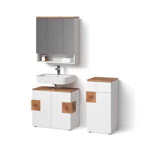 Livinity® SÚPRAVA KÚPEĽŇOVÉHO NÁBYTKU Tanaro, biely, 3-dielna vyobraziť