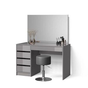 Livinity® TOALETNÝ STOLÍK Imola Šedá 120 cm so stoličkou vyobraziť