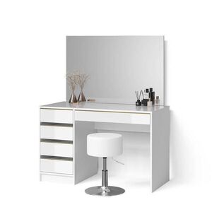 Livinity® TOALETNÝ STOLÍK Imola Biele zlato 120 cm so stoličkou vyobraziť