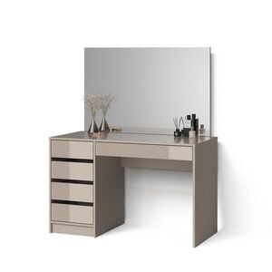 Livinity® TOALETNÝ STOLÍK Imola Greige 120 cm so zrkadlom vyobraziť