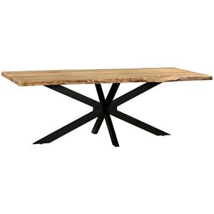 P & B JEDÁLENSKÝ STÔL, akácia, čierna, farba akácie, 220/100/76 cm vyobraziť