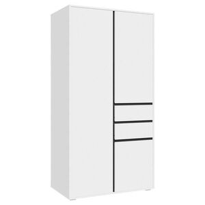 Livetastic SKRIŇA S OTOČNÝMI DVERAMI, biela, 100/194/56 cm vyobraziť