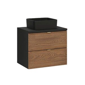 Petits-meubles UMÝVADLO 60.2cm Elena Drevo a čierna farba vyobraziť