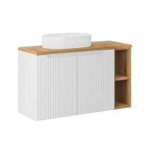 Petits-meubles UMÝVADLO 100.4cm Riva Biela a drevo vyobraziť