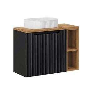 Petits-meubles UMÝVADLO 80.4cm Riva Čierna a drevo vyobraziť