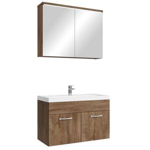 Badplaats KÚPEĽŇOVÁ ZOSTAVA Paso 3 diely hnedý dub - 80 x 40 x 55 cm vyobraziť