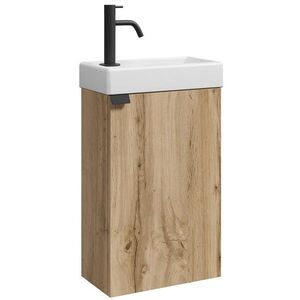 Badplaats SET UMÝVADLA S SKRINKOU Apollo 2 diely dub - 40 x 22 x 68 cm vyobraziť
