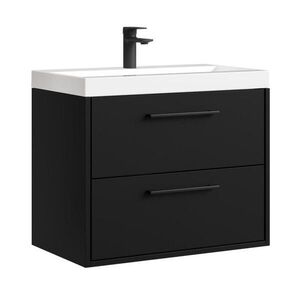Badplaats KÚPEĽŇOVÁ ZOSTAVA Florence 2 diely matná čierna - 60 x 35 x 51 cm vyobraziť