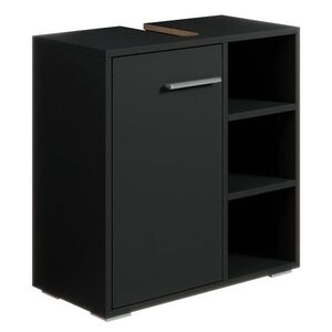 Badplaats SKRINKA POD UMÝVADLO Neptunus 1 dvere čierna - 60 x 30 x 60 cm vyobraziť