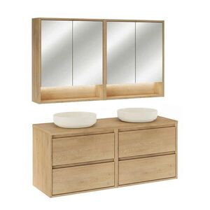 Petits-meubles KÚPEĽŇOVÝ NÁBYTOK 120cm Edmé 2-dielna súprava Drevo vyobraziť