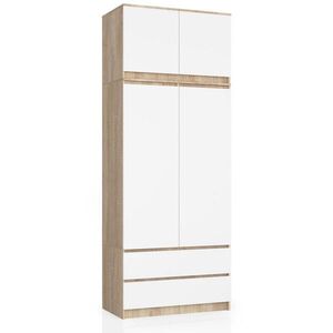 RAUMHIRSCH FURNITURE SKRÍŇ dub Sonoma, biela 234/90/51 vyobraziť