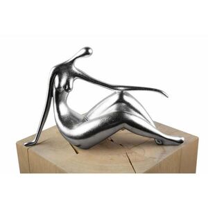KUNSTLOFT DEKORATÍVNA SOCHA 36/22 cm, strieborná, umelecký motív vyobraziť