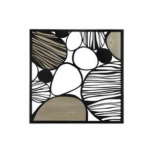 KUNSTLOFT KOVOVÁ NÁSTENNÁ DEKORÁCIA 78/78 cm, čierna vyobraziť