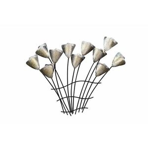 KUNSTLOFT KOVOVÁ NÁSTENNÁ DEKORÁCIA 78/60 cm, čierna/zlatá vyobraziť