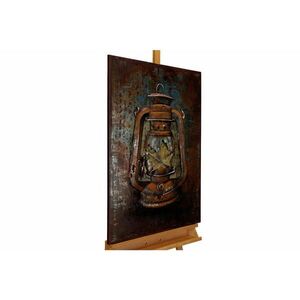 KUNSTLOFT KOVOVÝ OBRAZ 60/90 cm, dekoratívny motív, hnedý vyobraziť