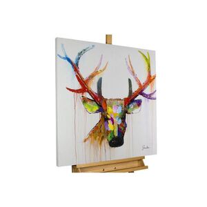 KUNSTLOFT OLEJOMAĽBA 80/80 cm, Zvieratá vyobraziť