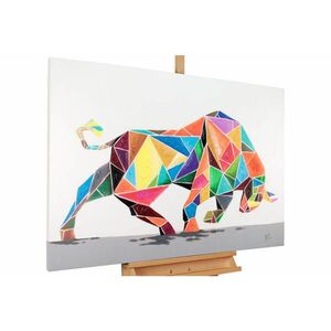 KUNSTLOFT RUČNE MAĽOVANÝ AKRYLOVÝ OBRAZ 120/80 cm, viacfarebný, zvierací motív vyobraziť