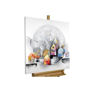 KUNSTLOFT OLEJOMAĽBA 80/80 cm, Mesto a architektúra vyobraziť