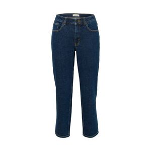 Moderné džínsy – strih »Ava«, tmavomodrý denim vyobraziť