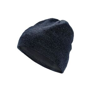 Pletená čiapka, tmavomodrá vyobraziť
