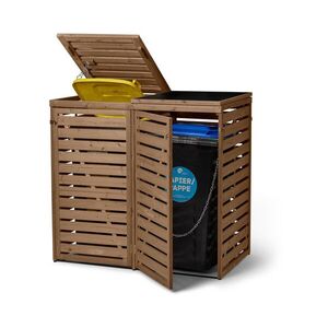Dvojitý box na smetný kôš s univerzálnymi možnosťami umiestnenia, 2x 240 l vyobraziť