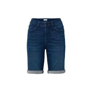 Džínsové bermudy – strih »Lea«, tmavomodrý denim vyobraziť