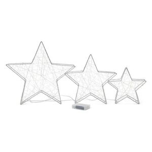 Dekoračné LED hviezdy, 3 ks, veľké vyobraziť
