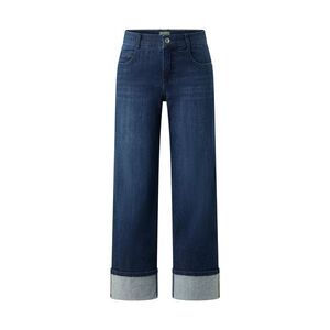 Nohavice Angels Denim »Laia Turn Up«, Wide Leg, tmavomodré vyobraziť