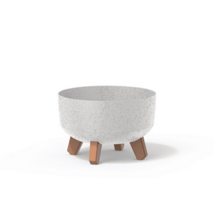Kvetináč GRACIA LOW ECO WOOD biely 23, 5cm vyobraziť